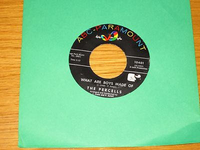 DOO WOP GIRL GROUP 45 RPM - THE PERCELLS - ABC-PARAMOUNT 10401