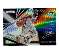 2021-22 Panini Prizm - Prizmatic #13 Paul George Hyper Prizm LA Clippers