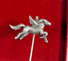Vtg. Rawcliffe Pewter Winged Horse Pegasus Stick Pin