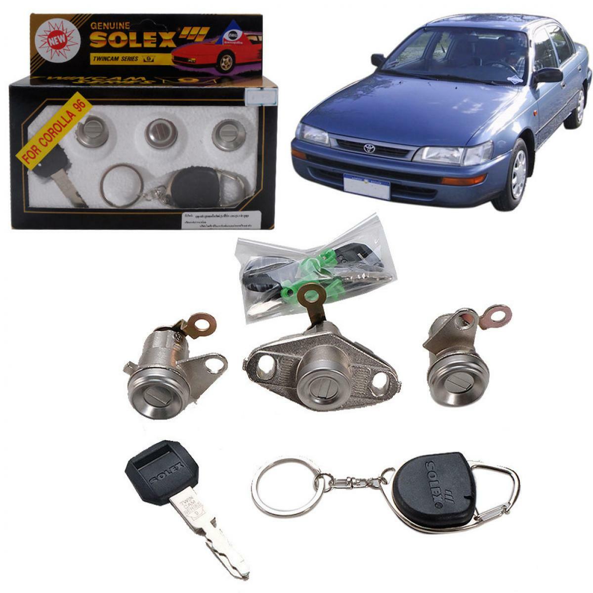 Fit 1996 Toyota Corolla AE100 Solex Door Lock Security Safety Flat