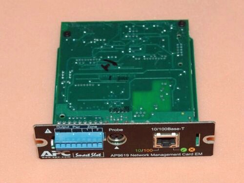 APC Smart Slot AP9619 UPS NETWORK MANAGEMENT CARD EM tested 10/100 3 available - Bild 3 von 4