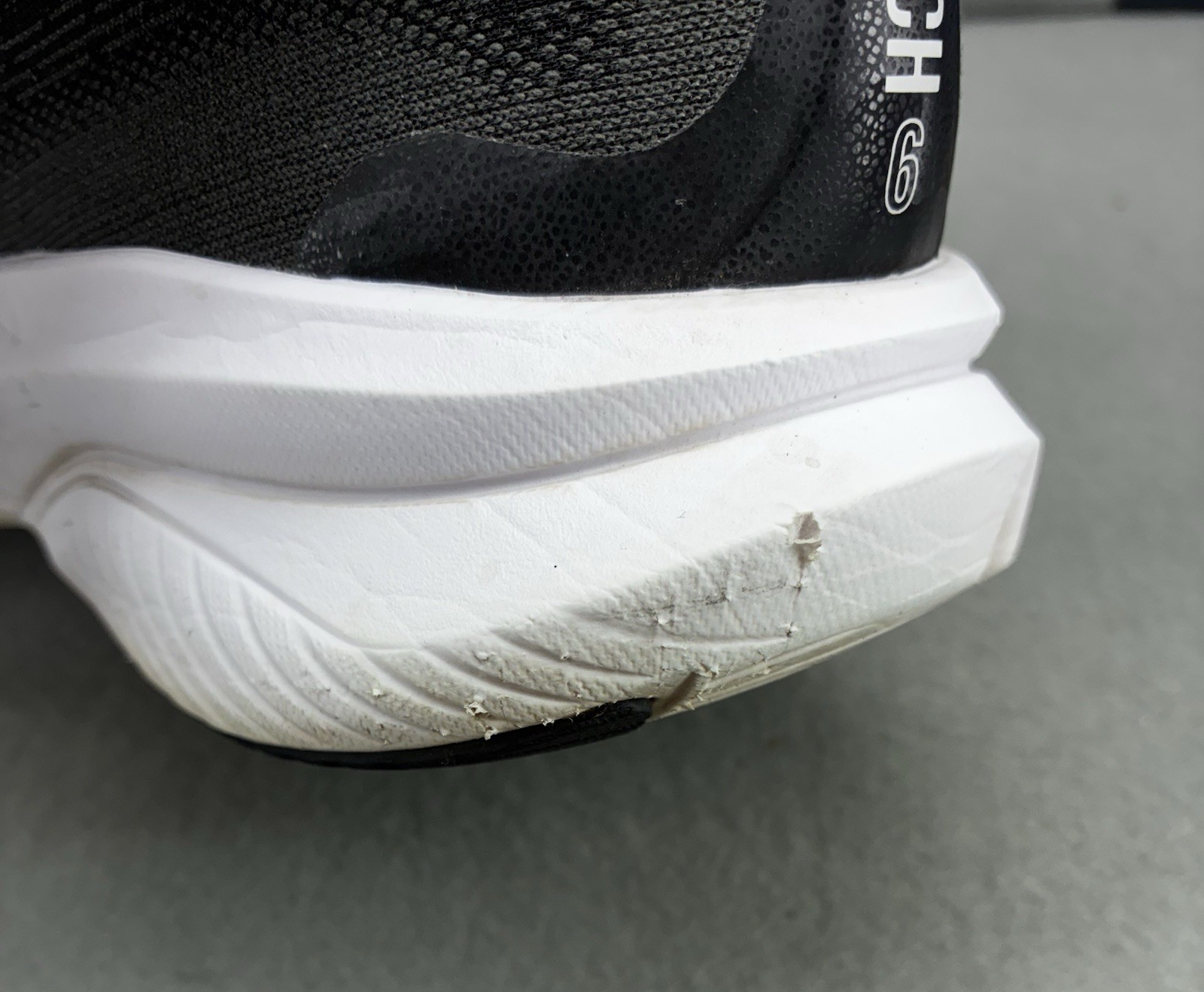 HOKA Mach 6 Women’s 10 B Black White Running Shoes Lightweight Cushioned Road thumbnail 11