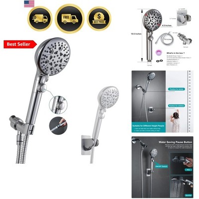 Handheld Shower Head with On Off Switch 8-Mode High Pressure Showerhead with ...