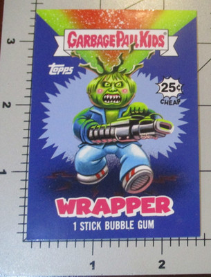 GARBAGE PAIL KIDS Laserblast blain WRAPPER CARD 2025 intergoolactic wave 2 10 A