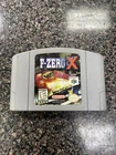 F-ZERO X N64 NINTENDO GAME GENUINE USA SELLER FREE SHIPPING