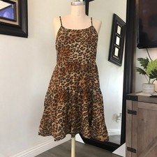 Heart & Hips Women’s Leopard Print Dress – Size Small NWT
