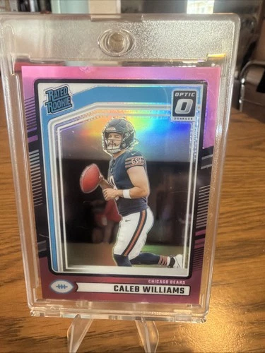 2024 Panini  - Rated Rookie Caleb Williams #327 Optic Preview Pink Prizm