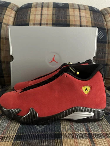 Nike Air Jordan 14 Retro Ferrari Challenge Red Size 13 2025 BRAND NEW