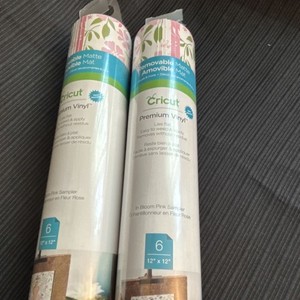 Brand New Cricut Premium Vinyl- In Bloom Pink Sampler 12x12