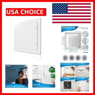 10x10 White Access Panel for Drywall - Ideal for Plumbing & HVAC Access
