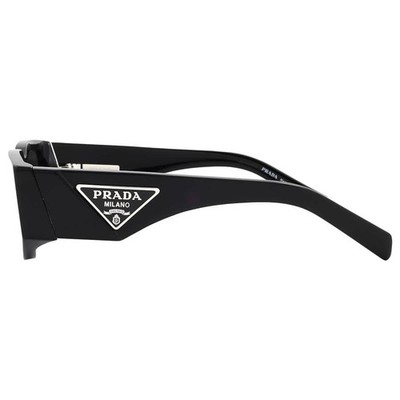 Prada Dark Grey Rectangular Men's Sunglasses PR 09ZS 1AB5S0 54 PR