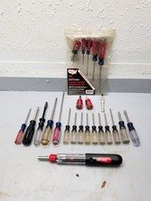 NOS CRAFTSMAN WF VINTAGE SCREWDRIVER SET, FLEX SPINNER, BUT DRIVERS USA 25pcs