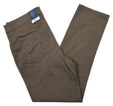 George 11900 NEW Men's Brown Stretch Premium 5 Pocket Straight Leg Pants