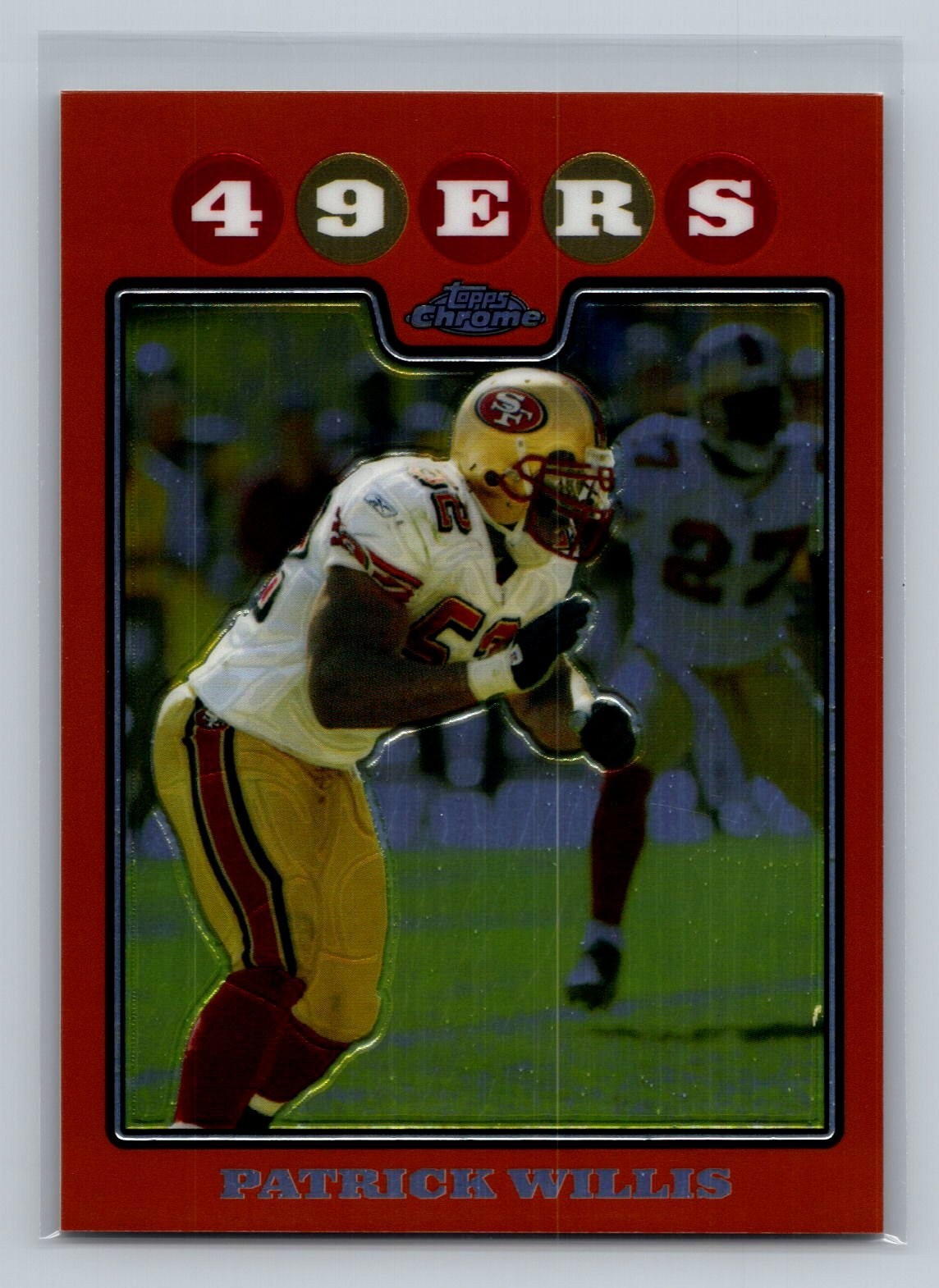 2008 Topps Chrome - Patrick Willis #TC113 Refractor ORANGE REFRACTOR /425 