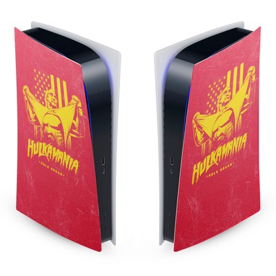 WWE HULK HOGAN VINYL SKIN FOR SONY PLAYSTATION 5 PS5 DIGITAL EDITION CONSOLE
