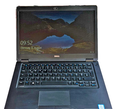 Dell Latitude 5480 14'' i5 7300U 8GB RAM 500GB SSD Win10 Pro Notebook Schwarz