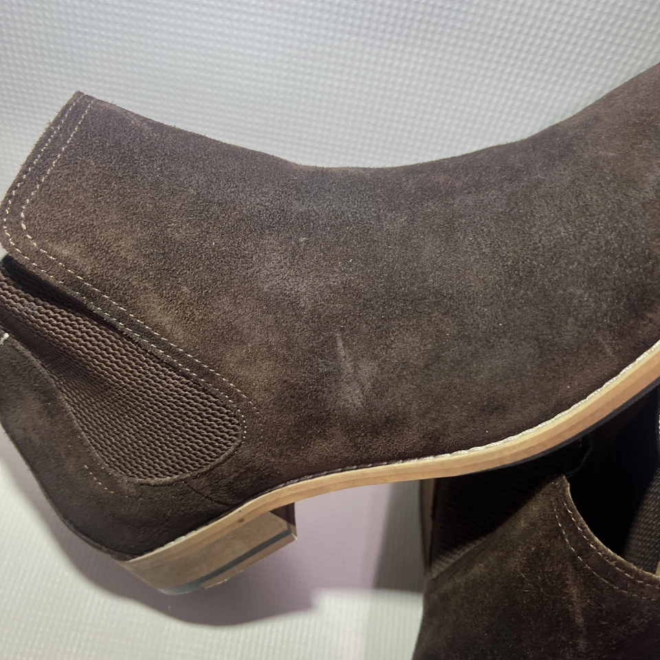 Botas Chelsea H&M Marrón Gamuza Talla 11.5 Excelentes Condiciones Foto 3 de 4