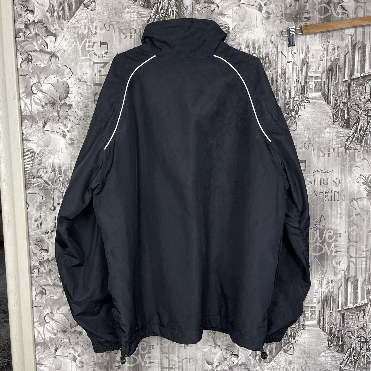 Vintage McLaren Mercedes West F1 Team Black Jacket Size L Racing Vintage McLaren Mercedes West F1 Team Black Jacket Size L Racing