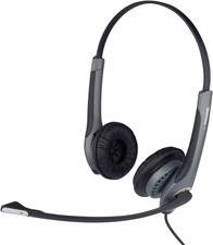 Jabra GN2000 Quick Disconnect QD Wired Duo Wideband w/ Noise Canceling Black 