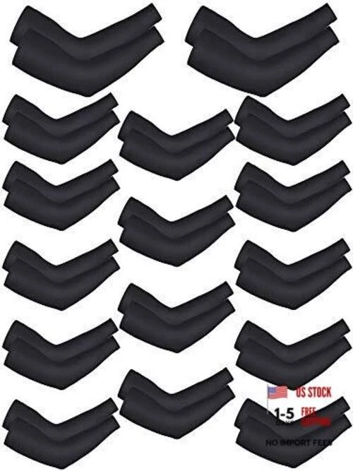 16 Pairs UV Sun Protection Arm Sleeves for Men Women Cooling Arm Sleeves Black
Opens in a new window