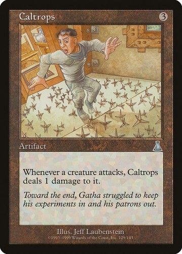 MTG Caltrops  - Urza's Destiny #129