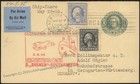 USA 1935 Bremen Schleuderflug Catapult K246 Cover Airmail 15c 7c Washingt 116173 — photo 1