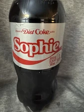 Share a Coke with   Sophie   2025 Personalized Gift Coca~Cola Bottle 20oz Diet