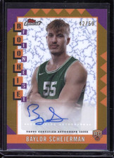 2024-25 Finest Rookie Autographs Gold Refractors #RFABS Baylor Scheierman #/50