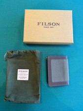 New in Box Filson Outfitter Card Wallet Otter Green 20051731 Discontinued USA