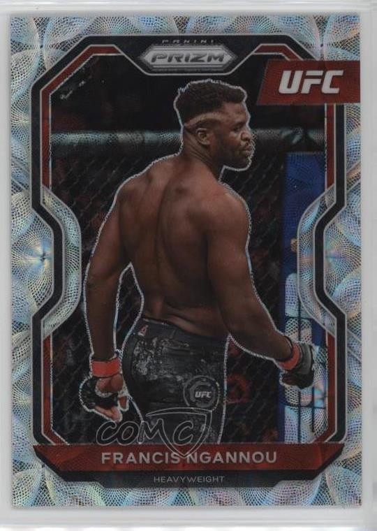 2021 Panini Prizm UFC Premium Box Set Scope Prizm 21/99 Francis Ngannou #52 d7k