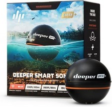 Deeper Pro + Smart Sonar Portable Fish Finder for Kayak Boat & Shore Fishing