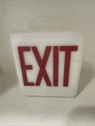 K O P P Milk White Vintage White Glass Exit Double-sided Wall Mount Light