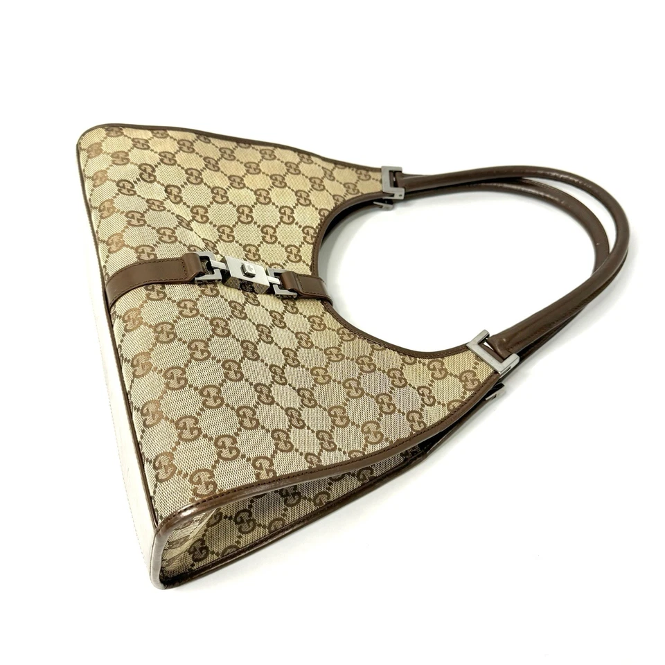 Gucci GG Monogram Canvas Bardot Jackie shoulder bag small - Image 4 of 4