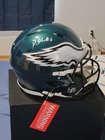 DeVonta Smith Signed Philadelphia Eagles SB LIX Full Size Speed Authentic Helmet