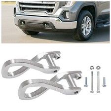 Front Chrome Tow Recovery Hooks W Bolts For Gmc Sierra 1500 2019-2026 84195902