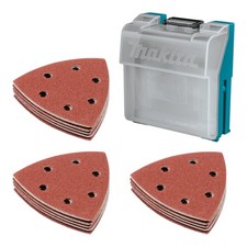 Makita Delta Schleifpapier Set 30 tlg. 10x 60 / 10x 100 / 10x 150 + Box
