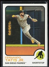 2022 Topps Heritage #88f Fernando Tatis Jr. Team Name Color Swap Variation