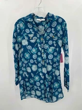 Pre-Owned Jean-Pierre Klifa Blue Size Medium Coverup