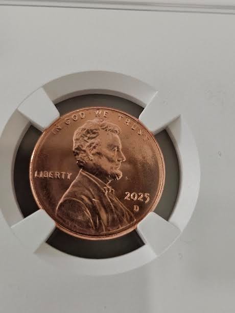 2025 D NGC MS65 RD - Lincoln Shield Cent Penny - 1c US Coin Last Year of  Issue
