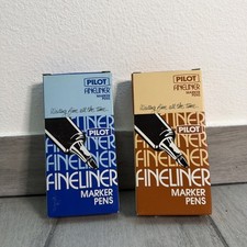 Vintage PILOT Fineliner Marker Pens 0.4mm 12 pack