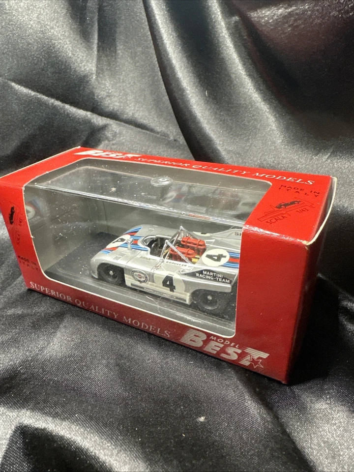 BEST #9072 1/43 Porsche 908/3 1971 1000 km Nurburgring, Martini Racing #4 EUA - Imagem 2 de 4