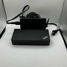 Lenovo ThinkPad Docking Station USB-C USB 3.0 VGA Ethernet AC Power Adapter