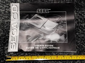 Sega CD System Console User's Guide Manual Instruction Booklet Original