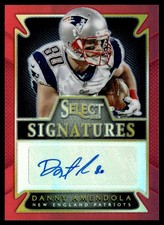 2014 Select Signatures Red Prizms Danny Amendola Auto /25 New England Patriots