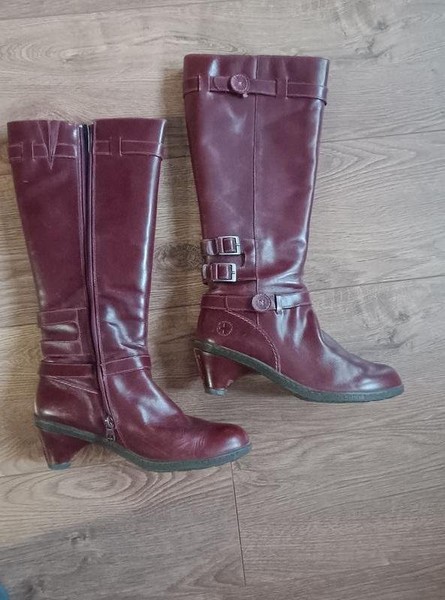 Women Dr. Martens Boots Pink Leather 41 #3K8X
