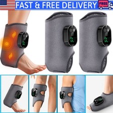 Cordless Foot Ankle Massager Relieve Ankle Pain 6 Heat Levels, 3 Vibration Modes