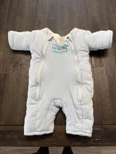 Baby Boy Merlin's Magic Sleepsuit Sleep Suit Blue 3-6 Month Small 12-18 lbs Sack