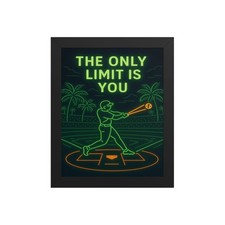 Framed poster motivationol sports poster gift for boys