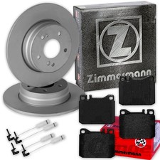 ZIMMERMANN BREMSSCHEIBEN + BEL&Auml;GE VORNE passend f&uuml;r MERCEDES W123 C123 S123