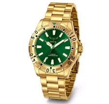 Invicta Specialty I by Invicta Men's Watch - 42mm 69034 Gold W/Green Dial New!